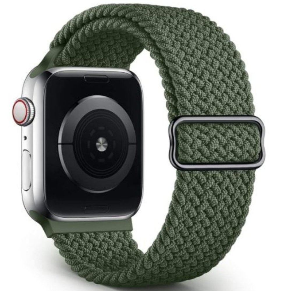 NEW Adjustable Braided Solo Loop For Apple Watch G